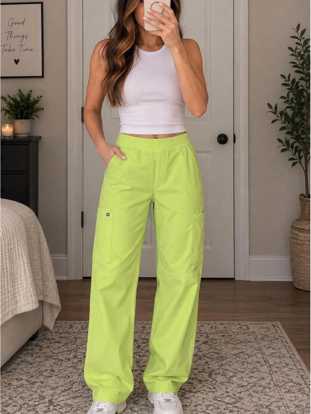 Figs celery green scrub pants Size xs/s Axim Cargo #scrubs #medical